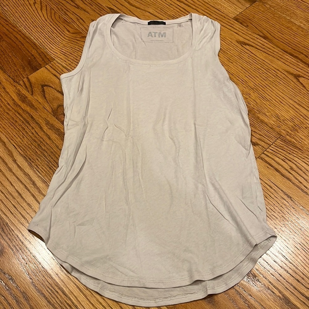 ATM Woman’s Cream Tank Top Size S
